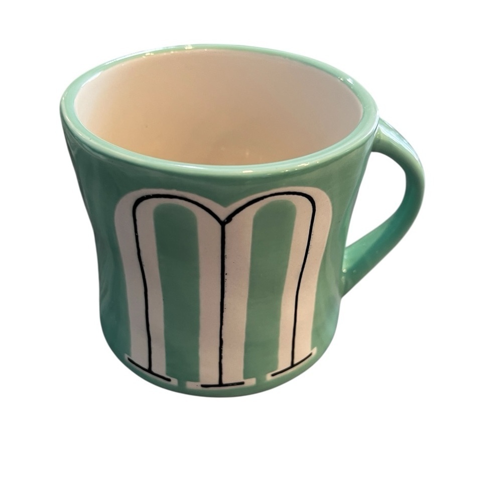 Anthropologie Hand Painted M Mug